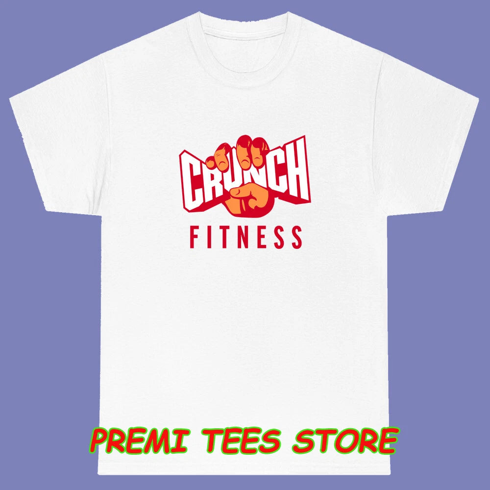 Crunch Fitness Gym Men's White Size S-3XL