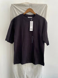 UNIQLO AIRISM Black Crew Neck Short Sleeve Oversized T Shirt Size S