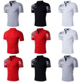 Jumper T-Shirt Floral Mens Casual Slim Fit Fashion Tops New Solid Pullover Top