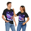 Custom Jersey Short Sleeve Tee Shirt, Personalized with Graphics for Men, Women