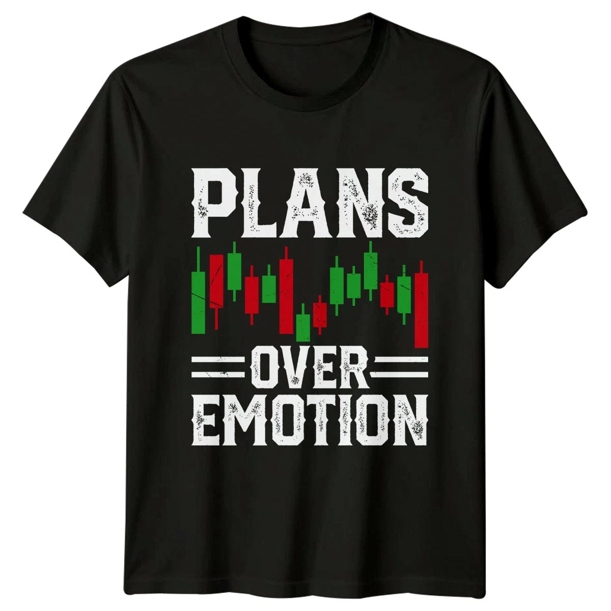 Plans Over Emotion T-Shirt Stock Market Trading Birthday Gift For Him And Her