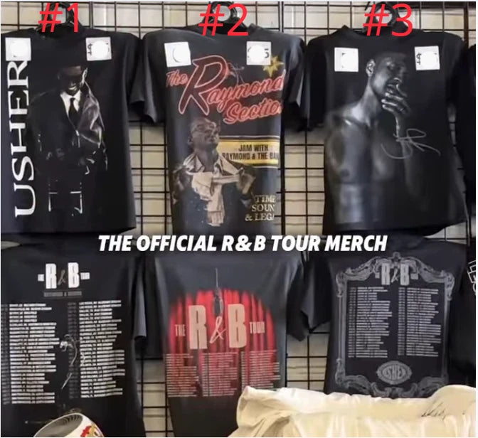 Usher Shirt The R&B Tour Concert Merch 2026 Reprint