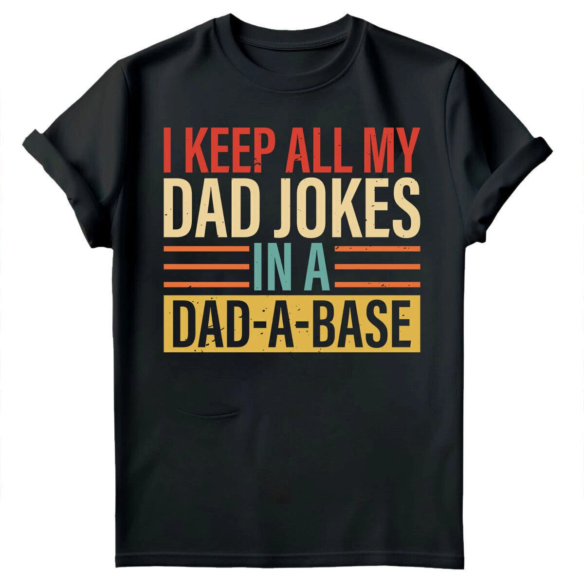 I Keep All My Dad Jokes Dad Fathers Day Funny Novelty Mens T-Shirts Tee Top #FD