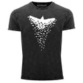 Mens Vintage Shirt Raven Bird Flock Animal Print Print Shirt Tee Print