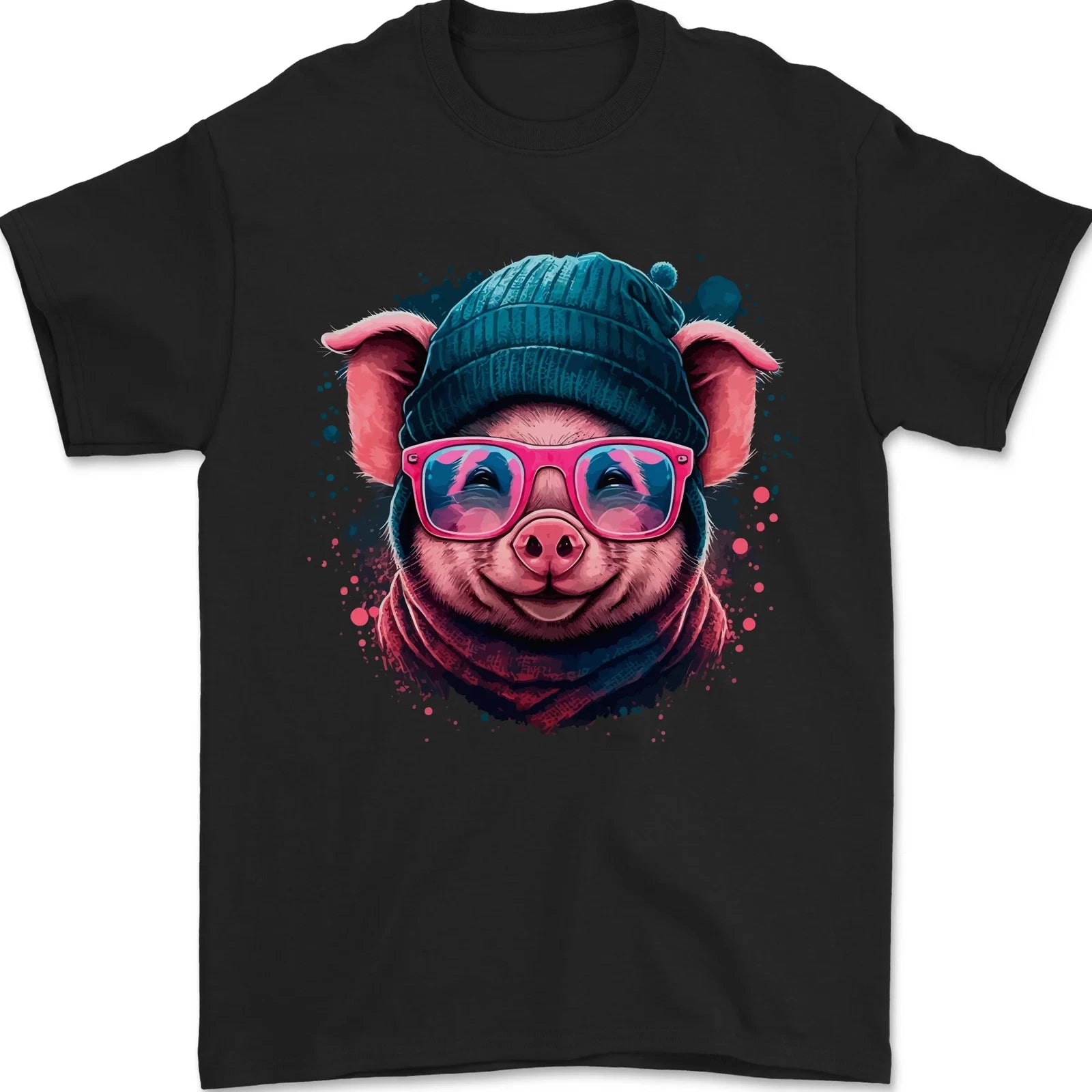 A Cool Pig Mens T-Shirt 100% Cotton