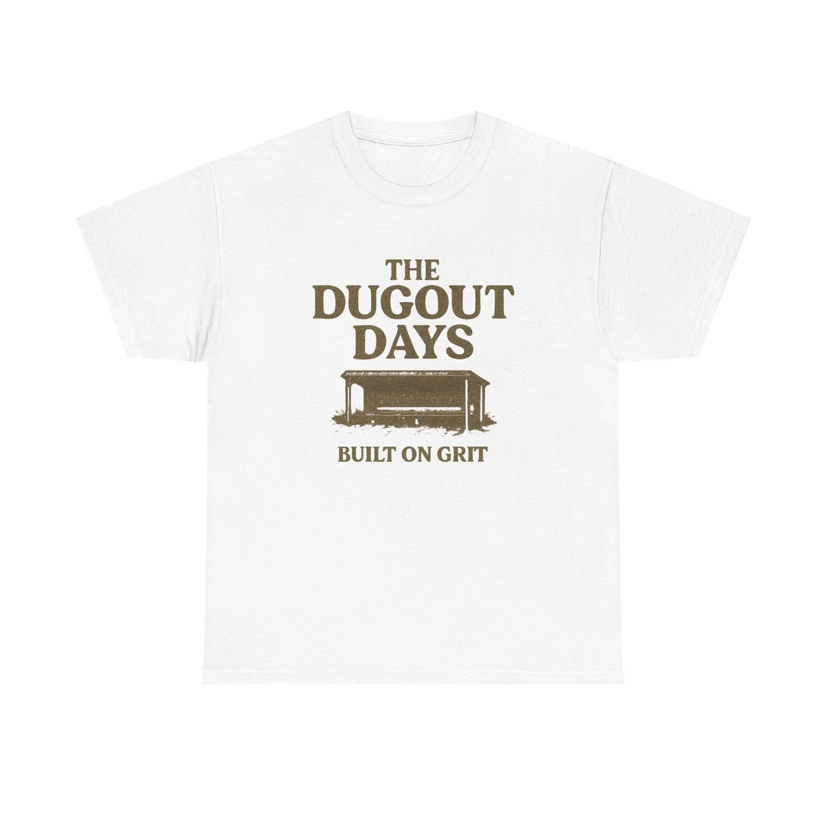 The Dugout Days Tee | Built On Grit Baseball Shirt