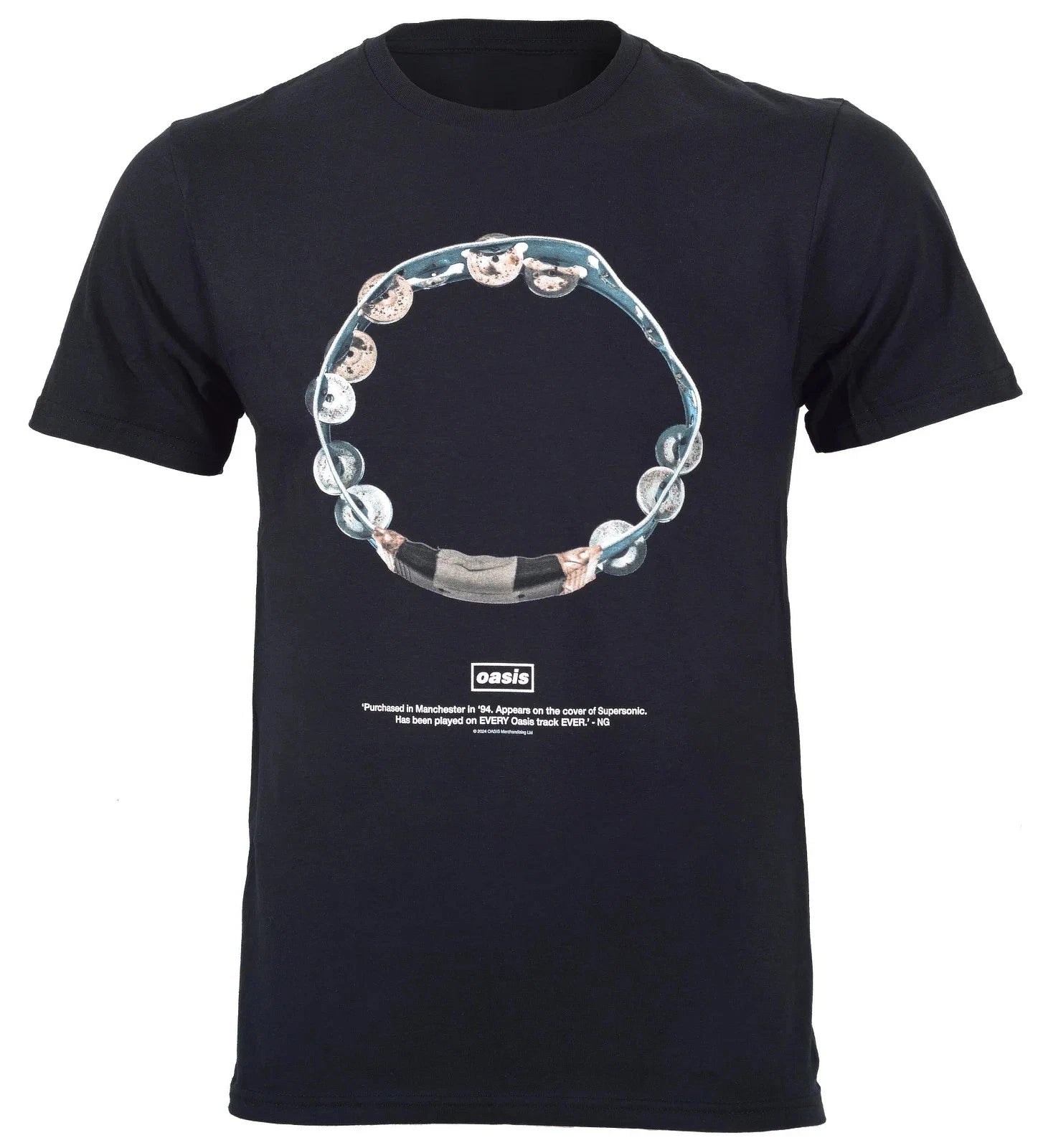 Official Oasis T Shirt Supersonic Tambourine Definitely Maybe New S M L XL XXL