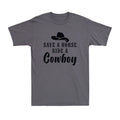 Save a Horse Ride a Cowboy Shirt Vintage Western Country Music Men's T-Shirt