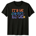 Retro Its Ok To Not Be Ok Graphic T-Shirt Vintage Style Trendy Tee