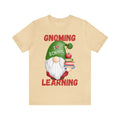 I Love School Learning Gnome Teacher Custom Graphic Unisex Jersey Tee Tshirt