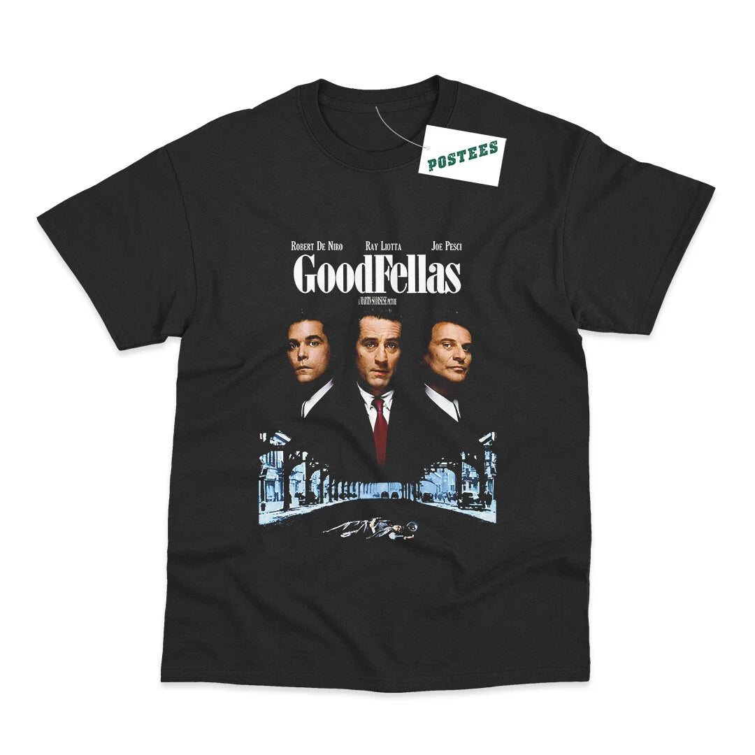 Retro Movie Poster Inspired By Goodfellas DTG Printed T-Shirt