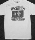 The Warrens Conjuring Horror Movie white  t-shirt