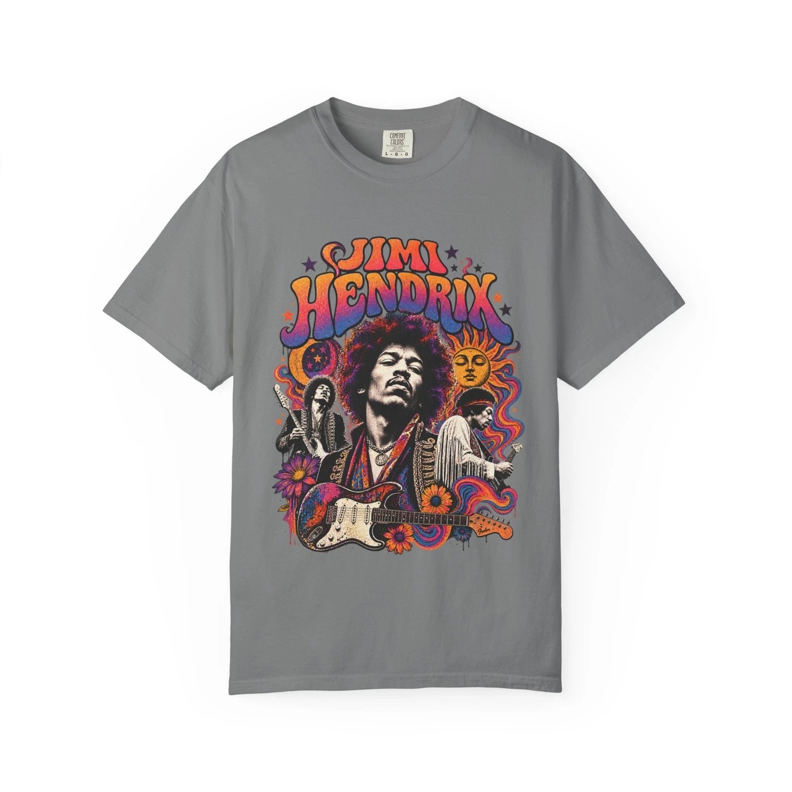 Jimi Hendrix Guitar Legend shirt | Retro 60s Rock Graphic Tee