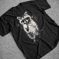 Funny Sarcastic Raccoon Shirt Middle Finger Trash Panda Tee Sassy Graphic Tshirt