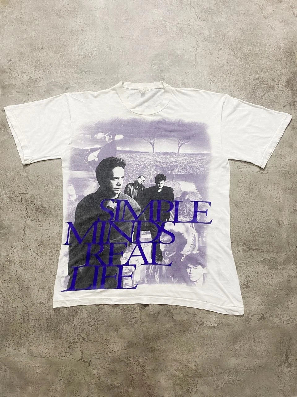 vintage simple minds band tshirt OMD tears for fears duran duran the cure roxy