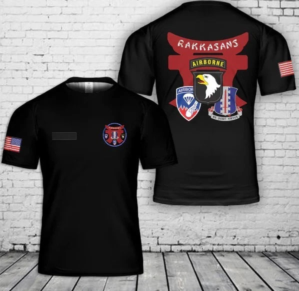 Custom Name US Army 187th Infantry Regiment Rakkasans- 101st Airborne Division