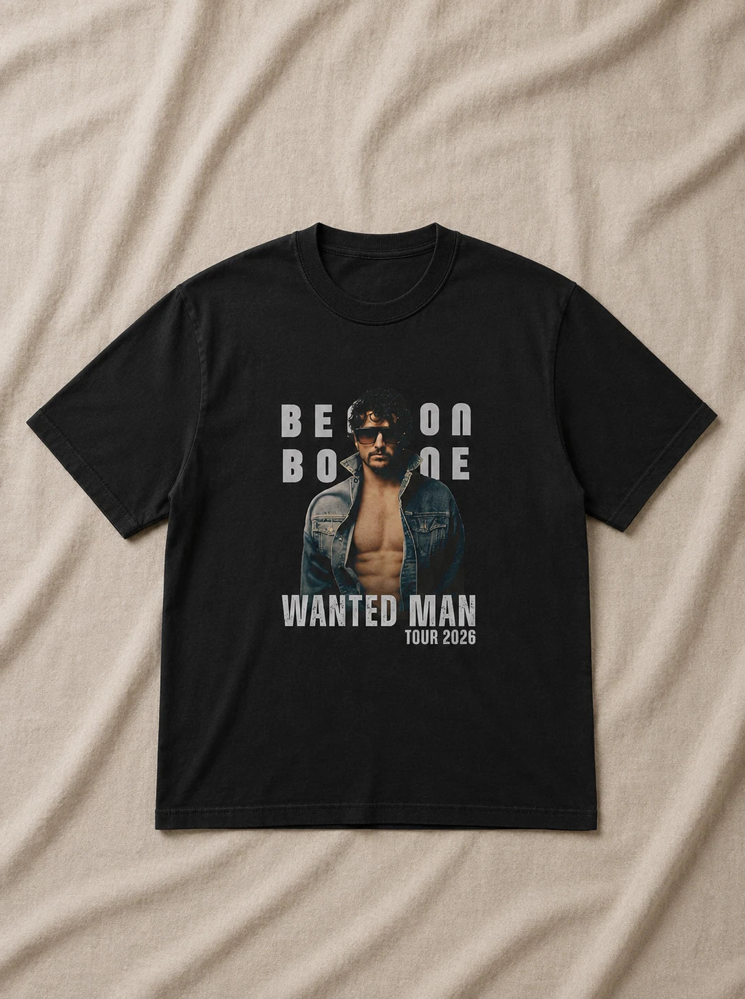 Unisex Concert Benson Boone Wanted Man Tour 2026 Shirt Vintage Retro Concert