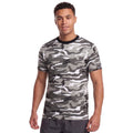 Army T Shirt US Combat Military Tactical Style Short Sleeve Top Urban Snow Camo