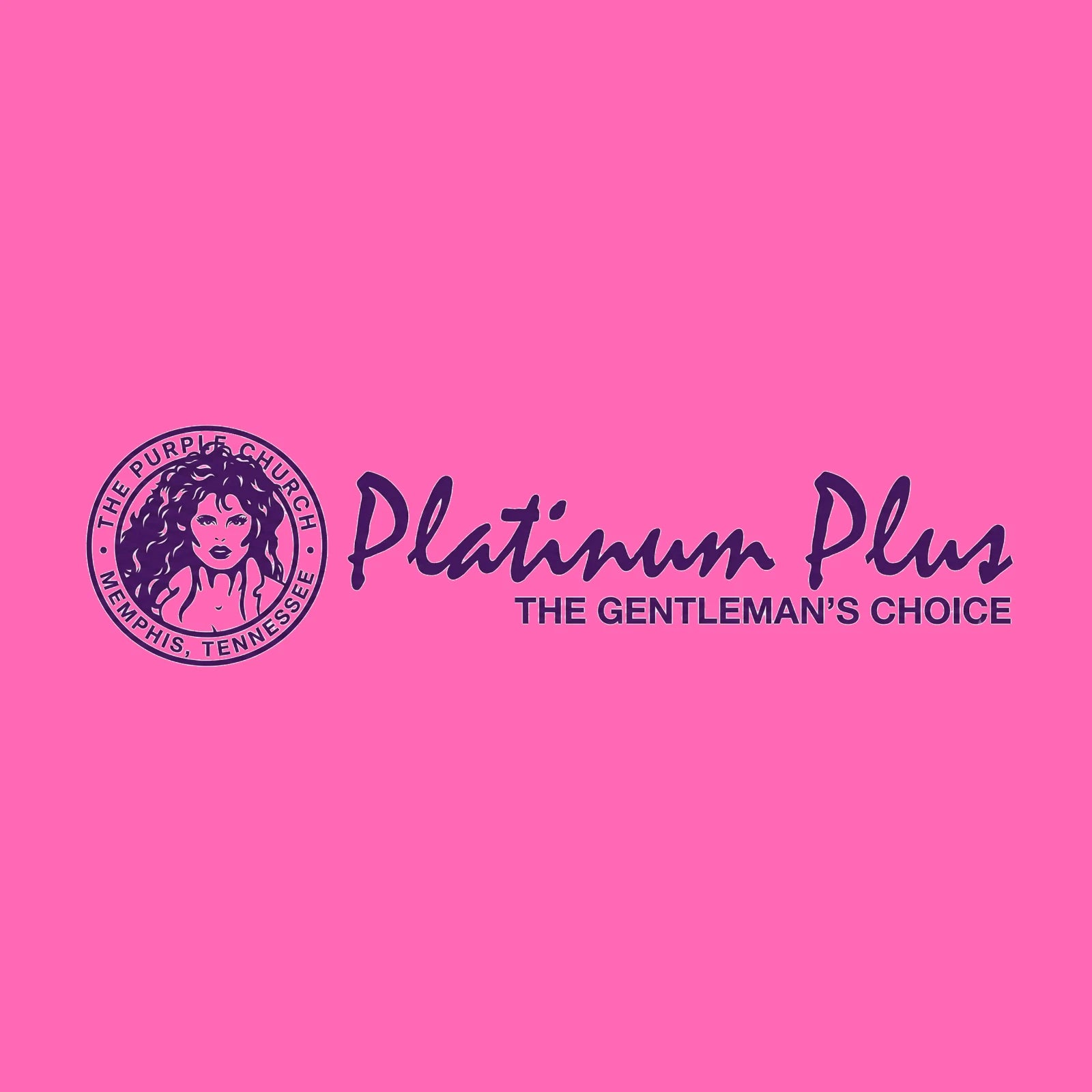 Platinum Plus Memphis TN Tee Vintage Style Retro 80s 90s Nightclub Strip Club