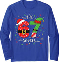Trending Six Seven Meme Christmas 67 Xmas Long Sleeve T-Shirt