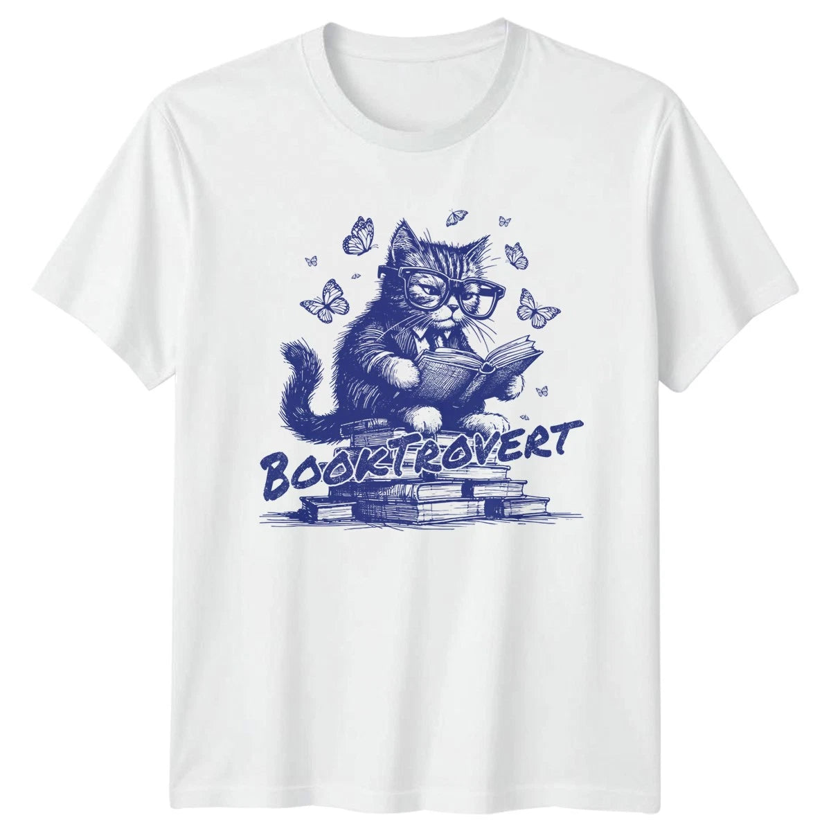 Booktrovert T-Shirt Book Lovers Reading Birthday Gift For Him And Her