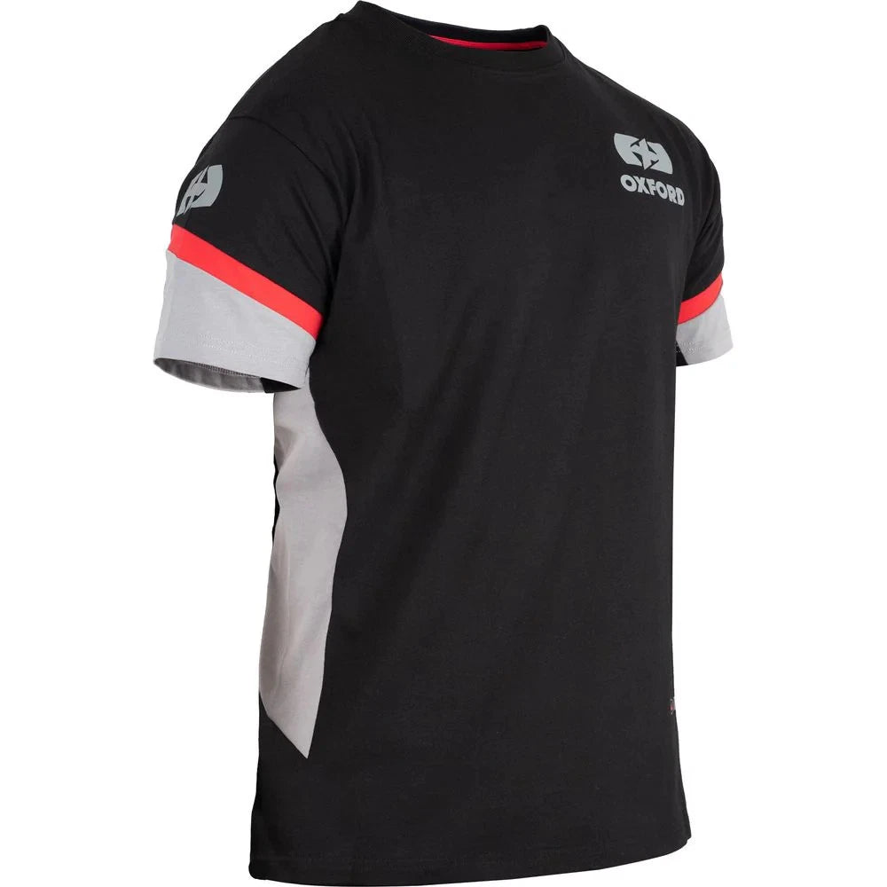 Oxford Racing Fashionable Casual Wear T-Shirt Black