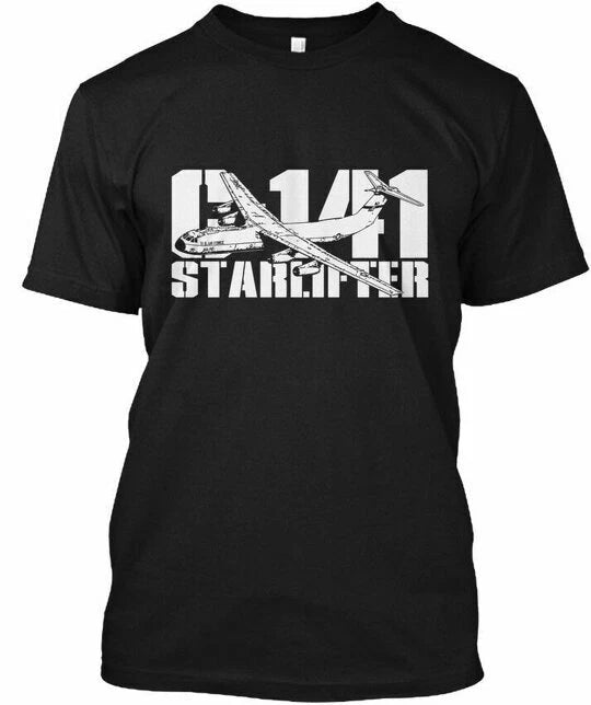 C-141 Starlifter - C141 T-Shirt Made in the USA Size S to 5XL