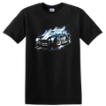 Shelby Cobra Old Car T Shirt Classic Blue Racing Roadster Retro Tee