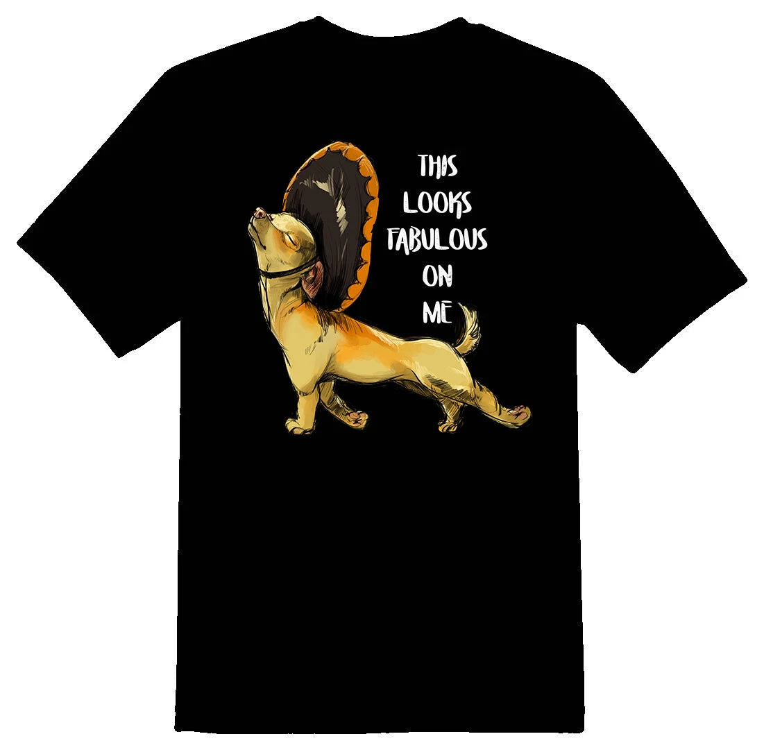 This looks fabulous on me Chihuahua  funny black or white tee