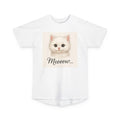 Cute Cat Graphic Tee, Meooow Shirt, Gift for Cat Lovers, Urban Style Top, Unisex