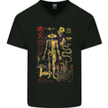 Yugen Obscure Design Mens V-Neck Cotton T-Shirt