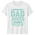 Warning Dad Jokes Ahead Proceed Mens T-Shirt Dad Jokes Fatherhood Fathers Day