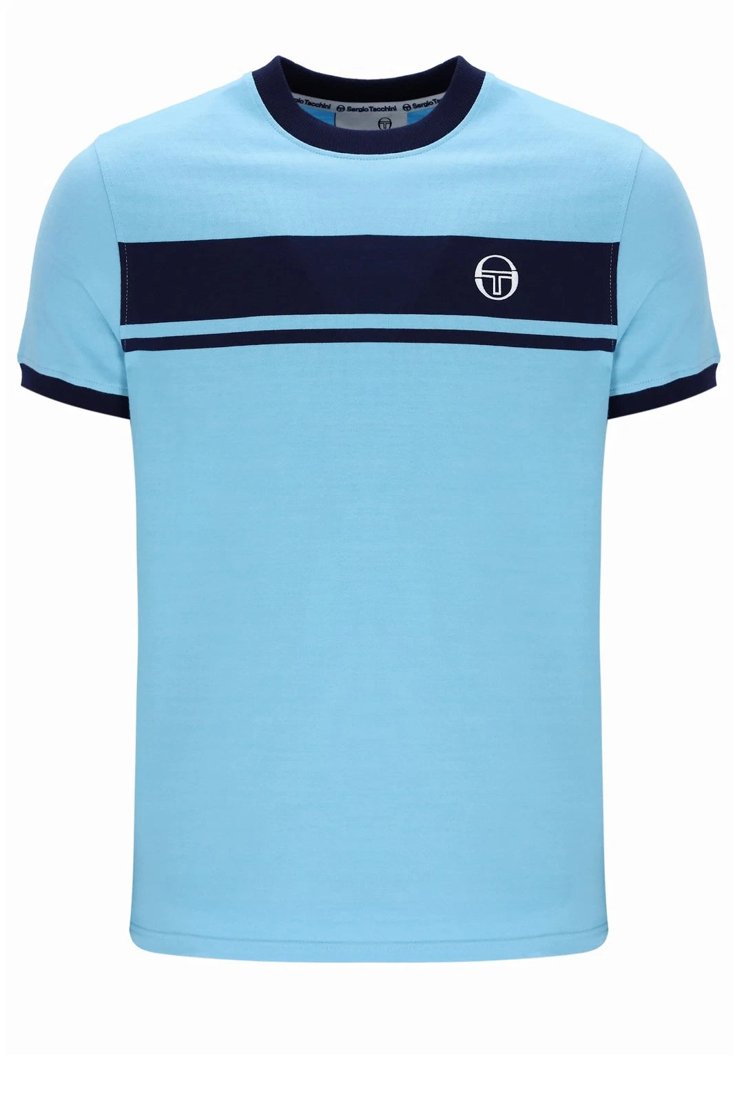 SERGIO TACCHINI Master Tee Mens Crew Neck Short Sleeve T-Shirt / Baltic Blue