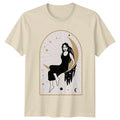She Is Made Of Stardust Womens T-Shirt Boho Mystic Celestial Birthday