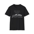 1969 Boss 429 Mustang T-Shirt – Black Muscle Car Graphic Tee | Ford Legend Shirt