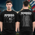 Nemophila Band North America Tour Dates Two Sided T-Shirt Unisex