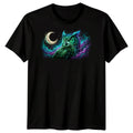 Night Owl Mens T Shirt Moon Bird Nature Stars Nocturnal Wildlife Graphic Tee