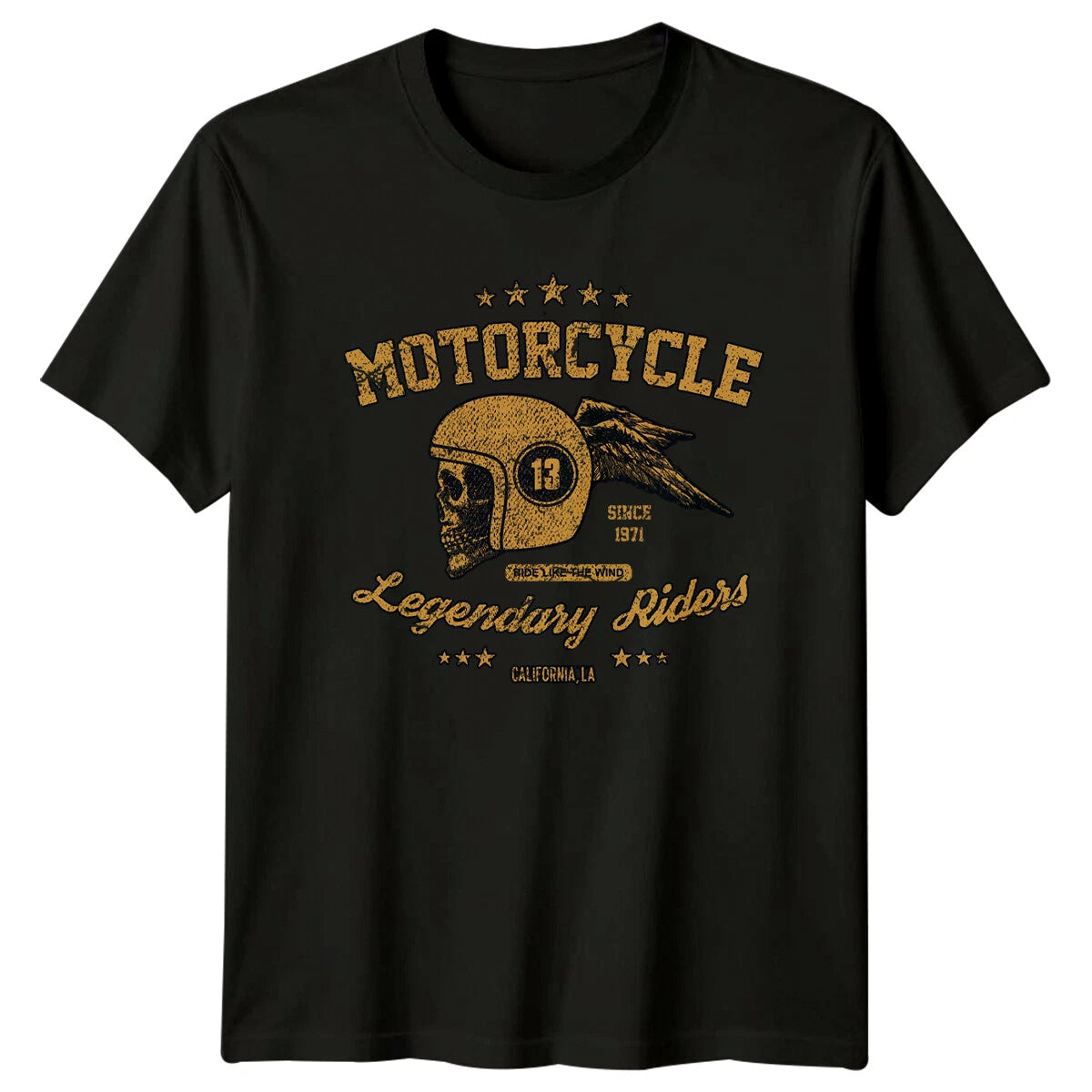 Motorcycle Legendary Riders Graphic Mens T-Shirt Womens Tee Unisex Top