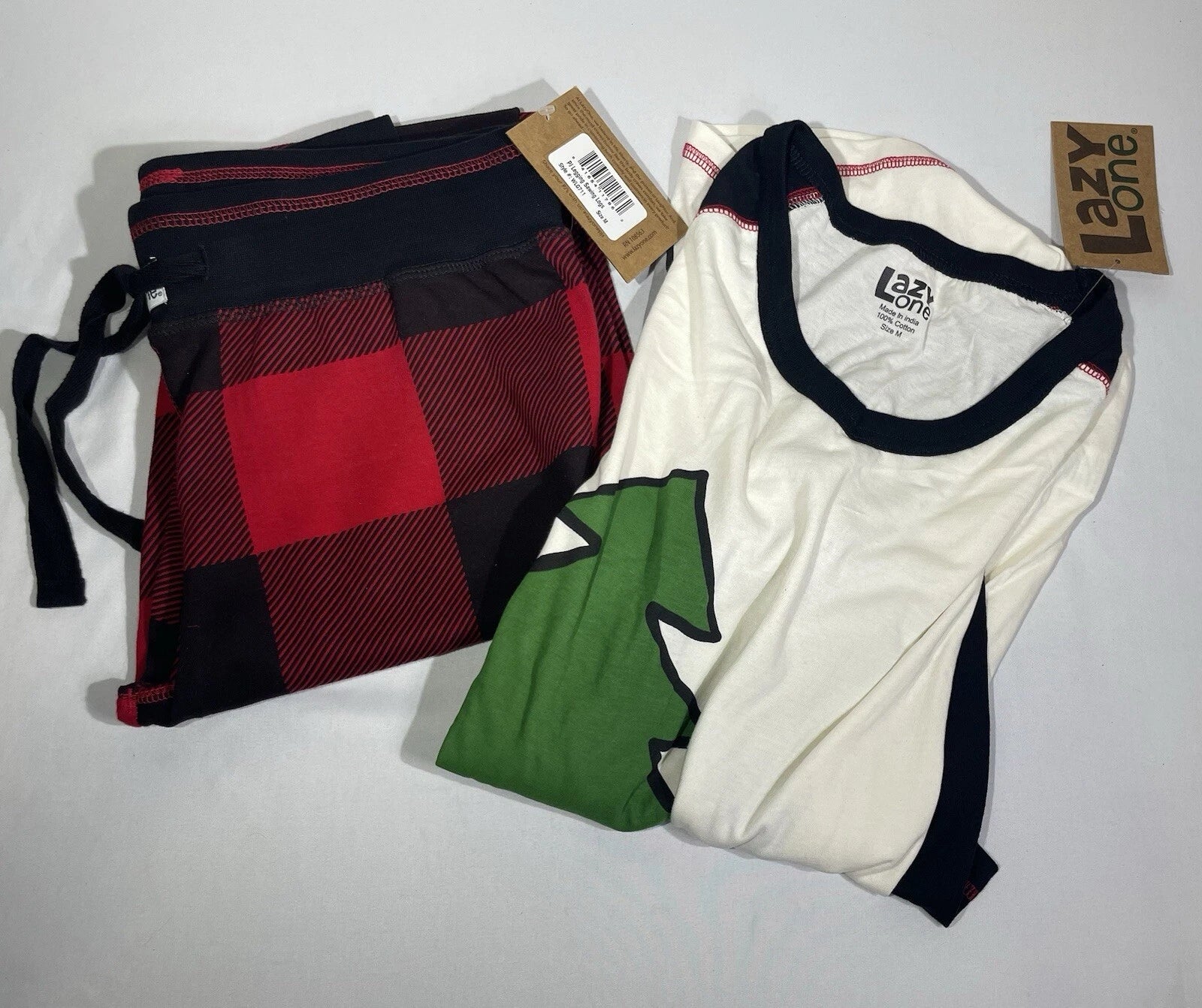 Lazy Ones Sawing Logs T-Shirt Size M with Pants Size M Pajamas Outfit 1013