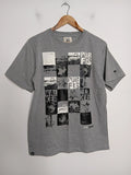 Vintage Pure Fishing Shirt Mens M Medium Grey Graphic Heavyweight Y2K Walker