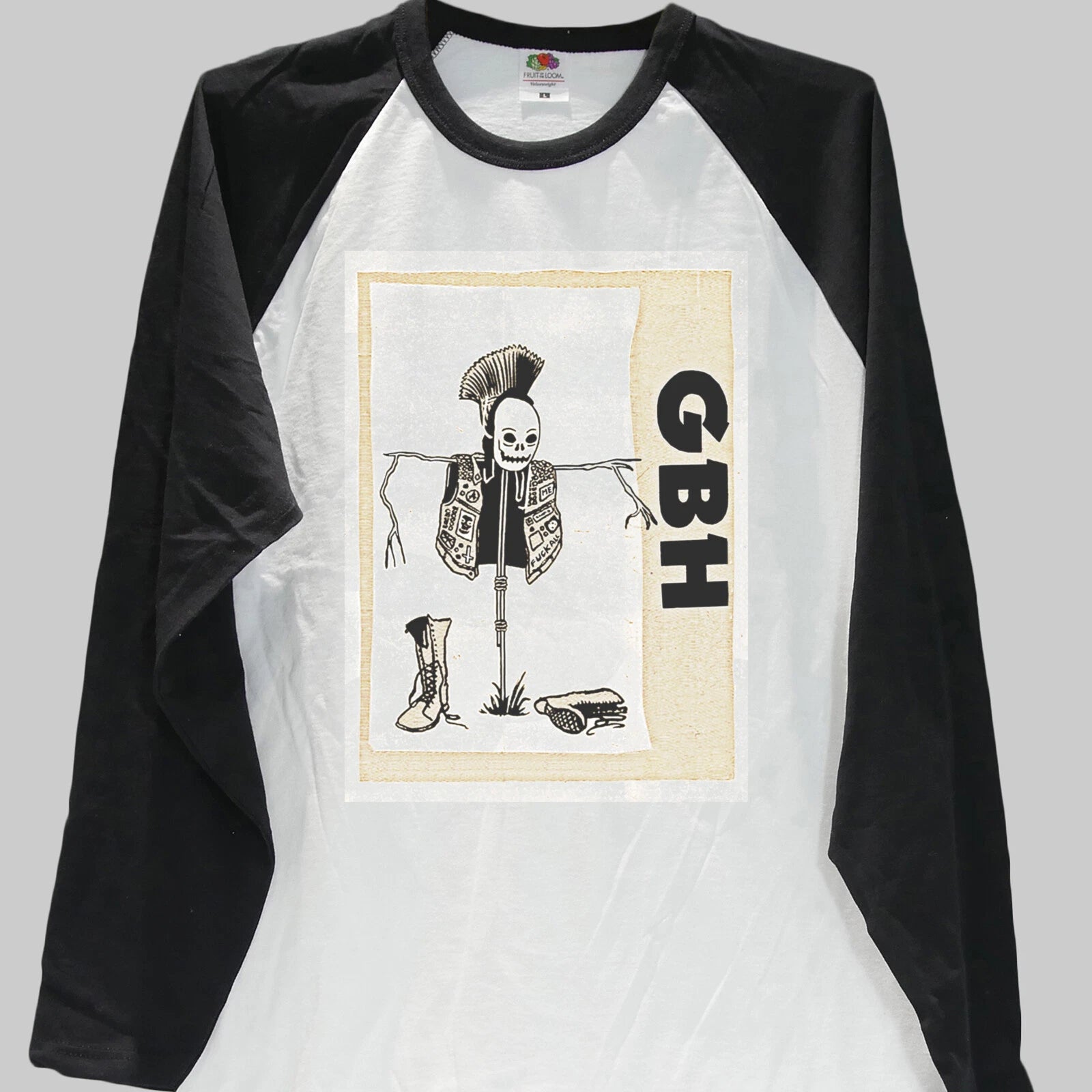 GBH Hardcore Punk Rock Long Sleeve Baseball T-shirt Unisex S-3XL