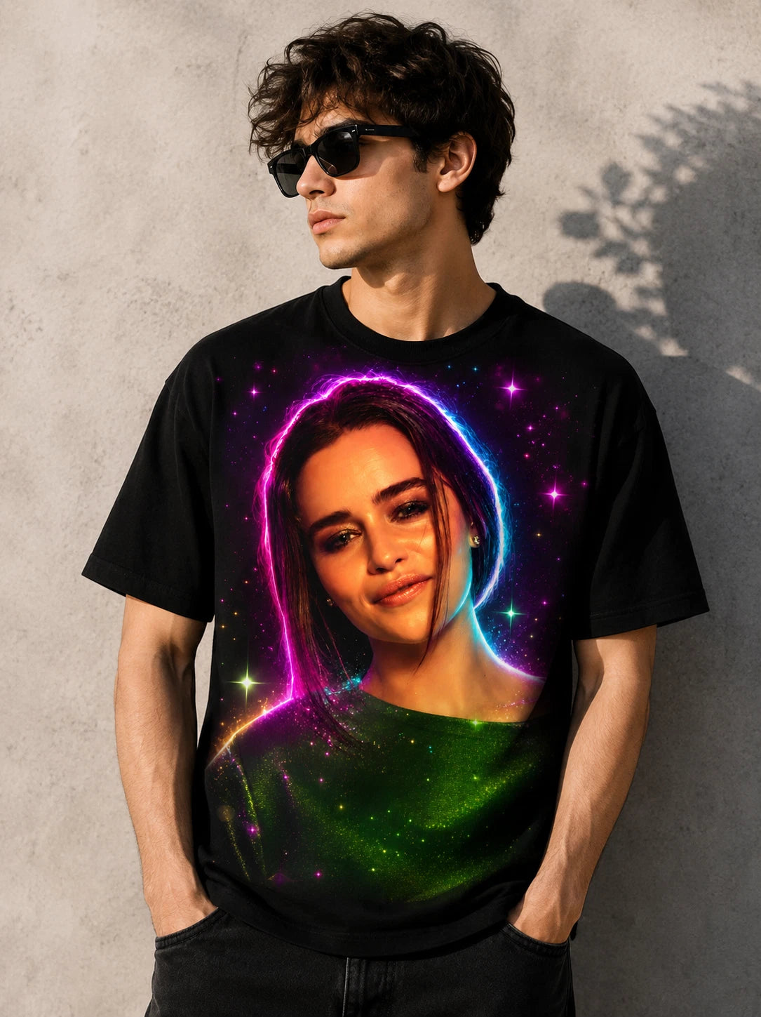 Emilila Clarke - Celebrity, Actress, Model ( Creative Fashion ) T Shirt