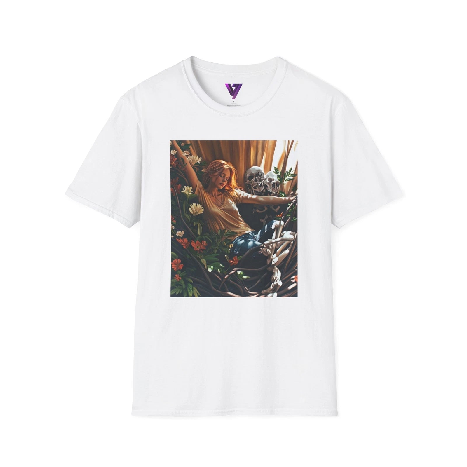 Modern Persephone T-Shirt, Mythology Graphic Tee, Vintage Style Hades Shirt,NEW