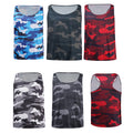 Men's Quick Dry Muscle Tank Tops Sleeveless Muscle Gym Shirts Bodybuilding Vest