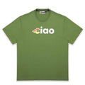 Cinelli Cycling Casual T-Shirt "Ciao" Printed Green