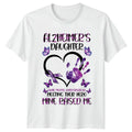 Alzheimers Daughter Some People Only Womens T-Shirt Alzheimers Disease Awareness