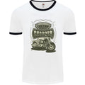 Custom Motorcycles Choppers Biker Motorbike Mens Ringer T-Shirt