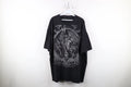 Vintage Y2K Streetwear Mens 3XL Faded Fantasy Dragon Skull Short Sleeve T-Shirt