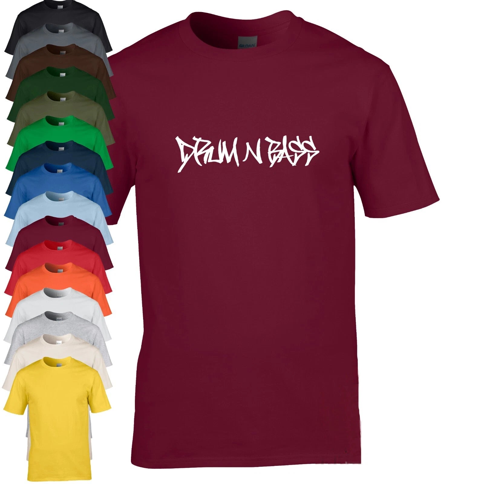 Drum n Bass T-shirt dubstep D&B DJ club music jungle DJ clubbing rave tee