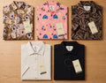 Summer Men's Casual Cotton Fabric Comfort Printed Young Men Short Sleeved Shirts